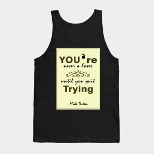 Mike Ditka Sports Quotes Tank Top